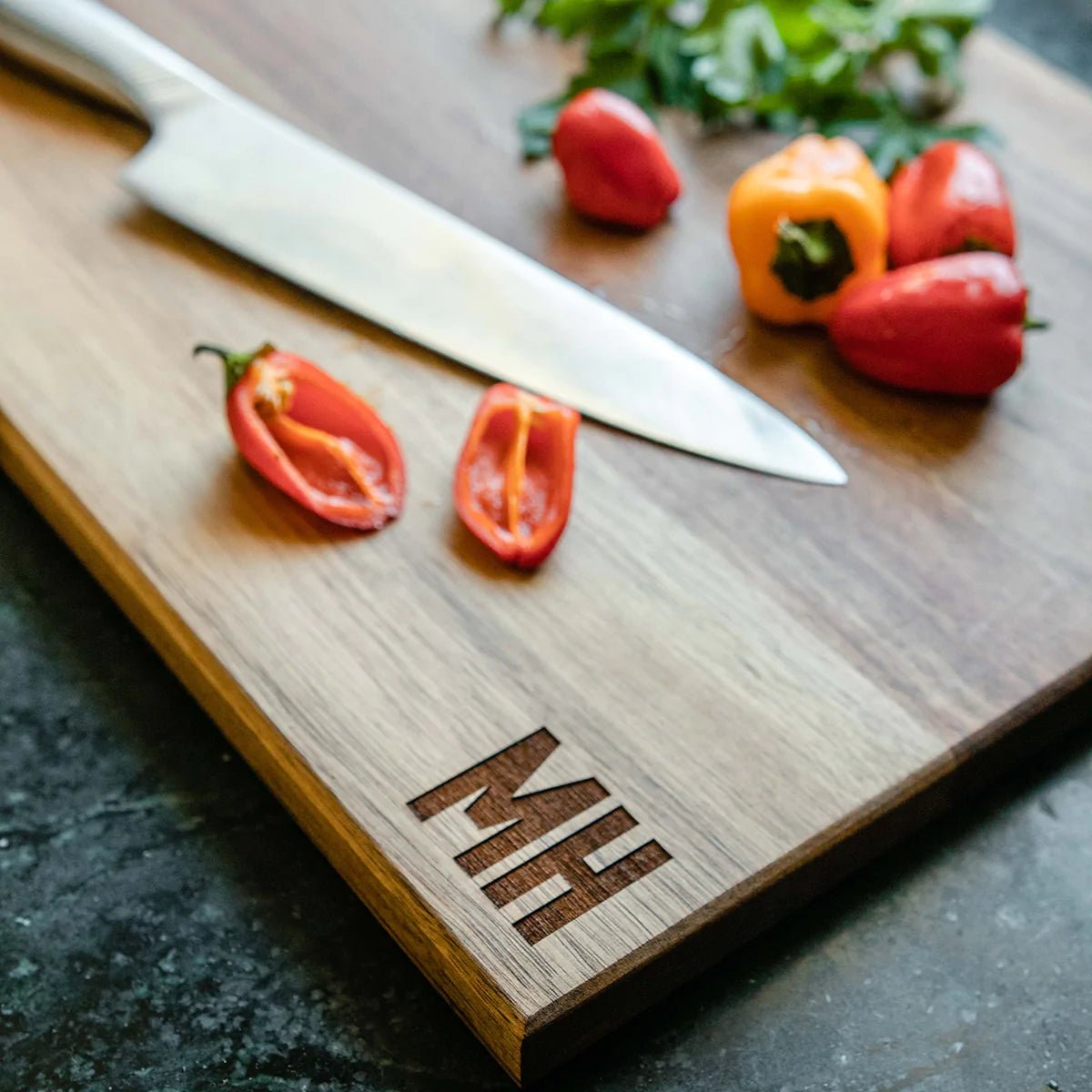 Unique Personalized Hell's Kitchen Chopping Block Customized Cutting Board Gifts for Men by Groovy Guy