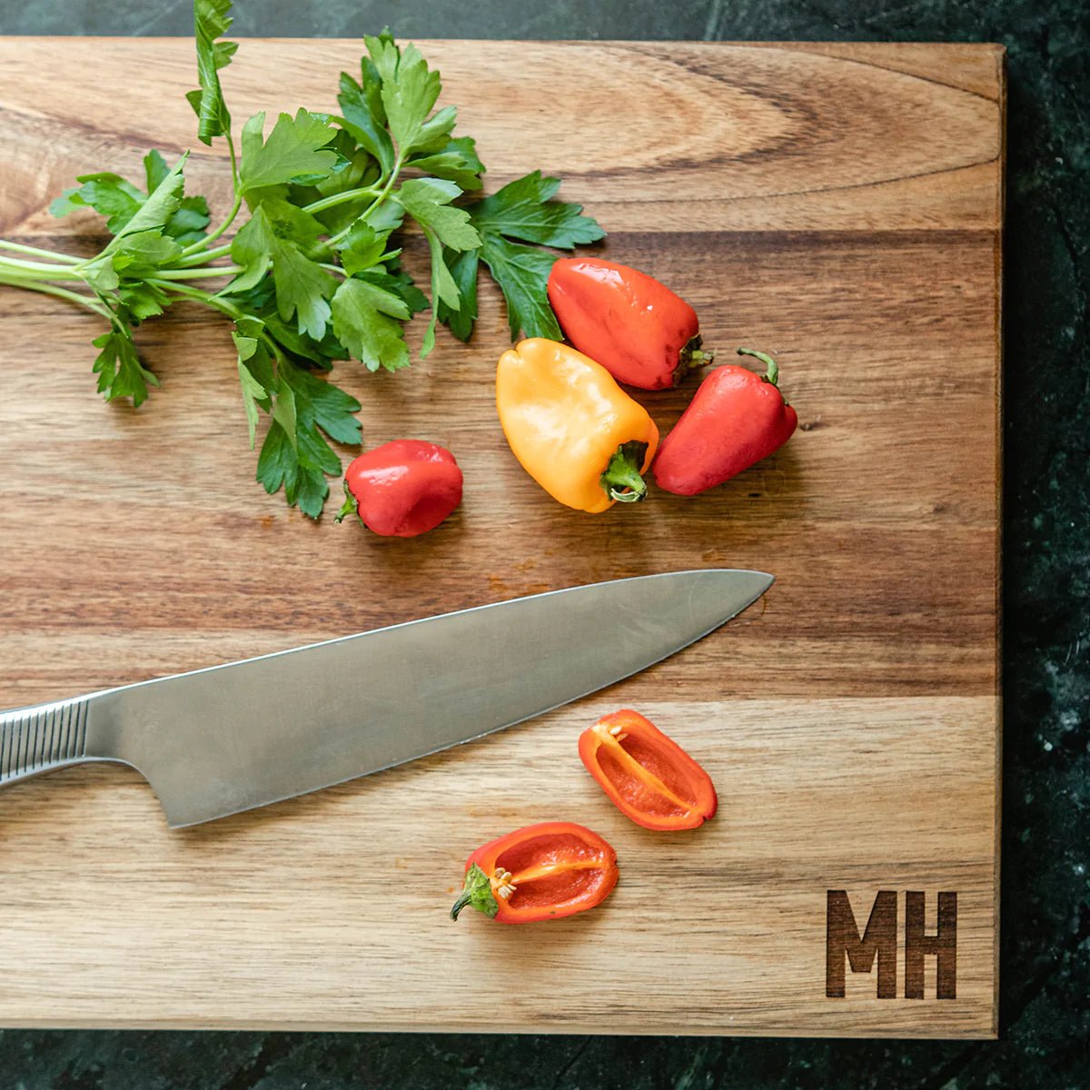 Unique Personalized Hell's Kitchen Chopping Block Customized Cutting Board Gifts for Men by Groovy Guy