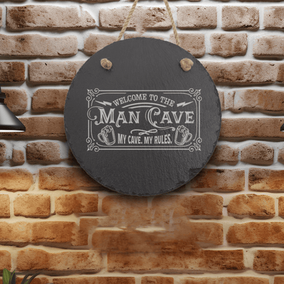 Mans Part Of The House Slate Wall Decor