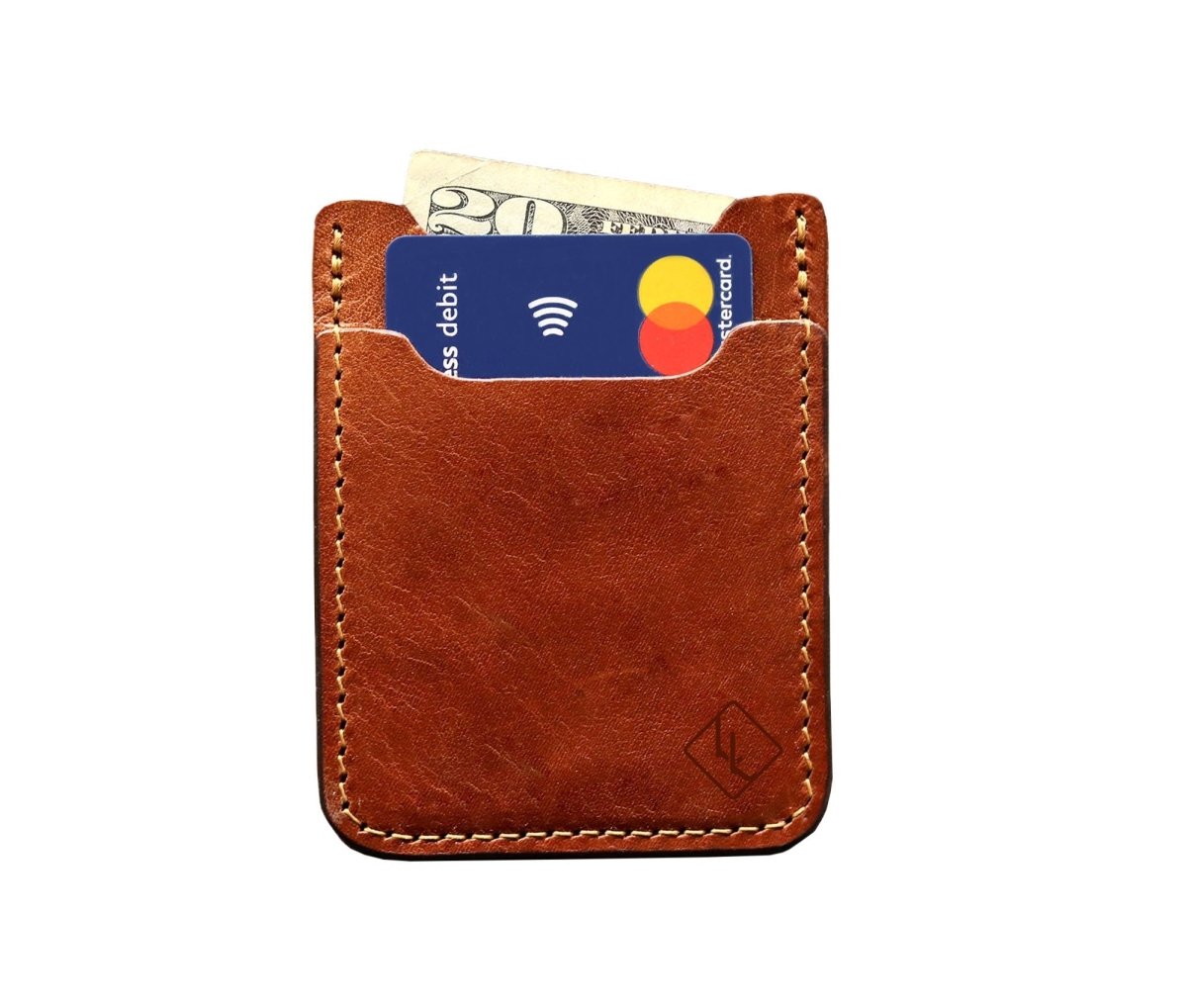 Unique Personalized Custom Leather Minimalist Wallet Customized Wallet Gifts for Men by Groovy Guy