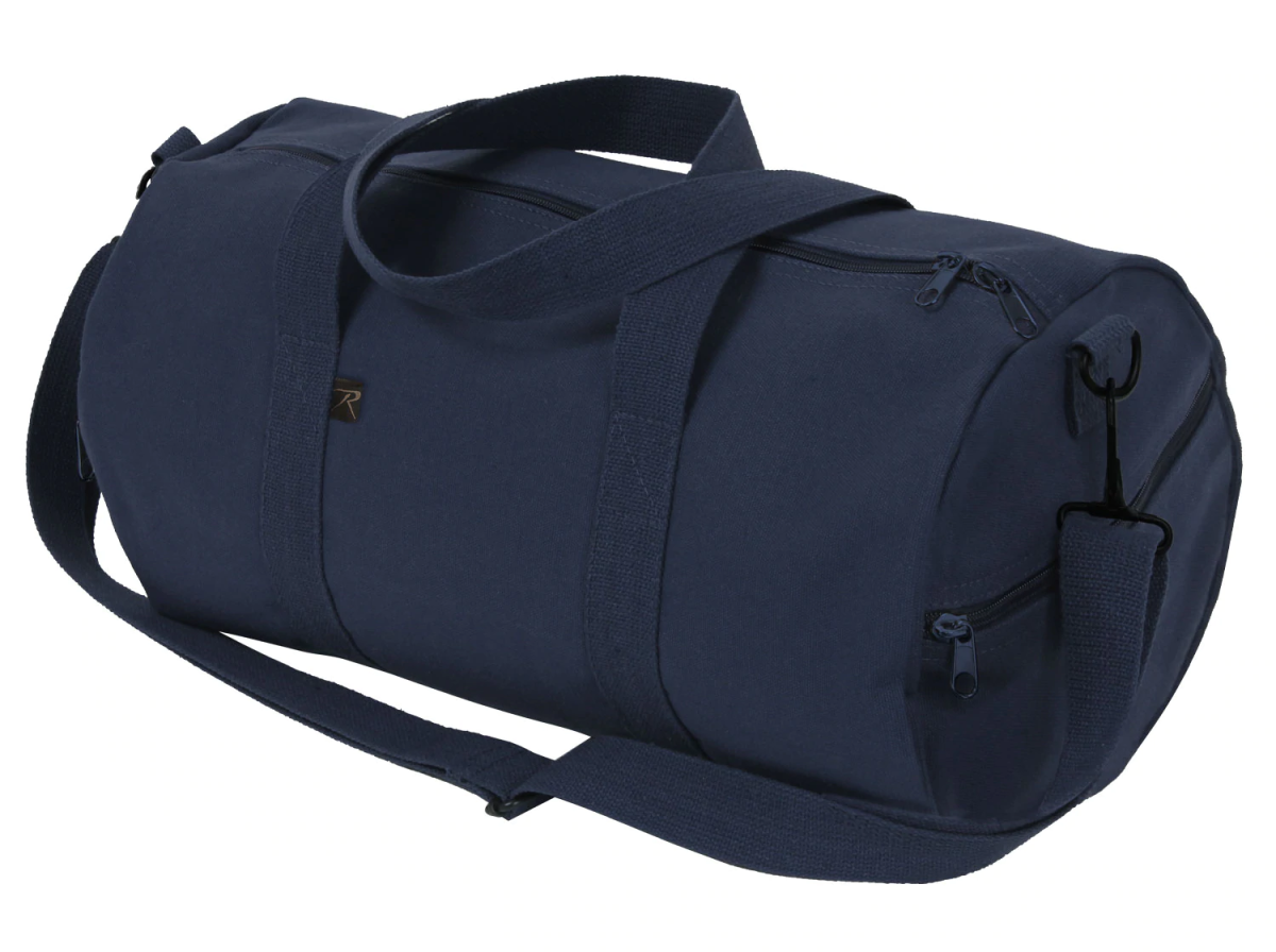 Unique Personalized 19" Heavy Canvas Military Duffel Customized Duffle Bag Gifts for Men by Groovy Guy