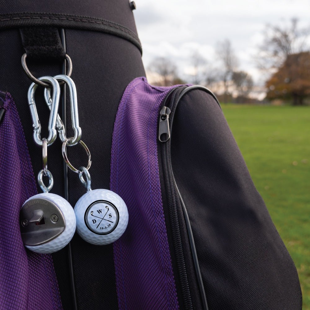 Unique Personalized Tee Pop Bottle Opener Customized Golf Gifts for Men by Groovy Guy