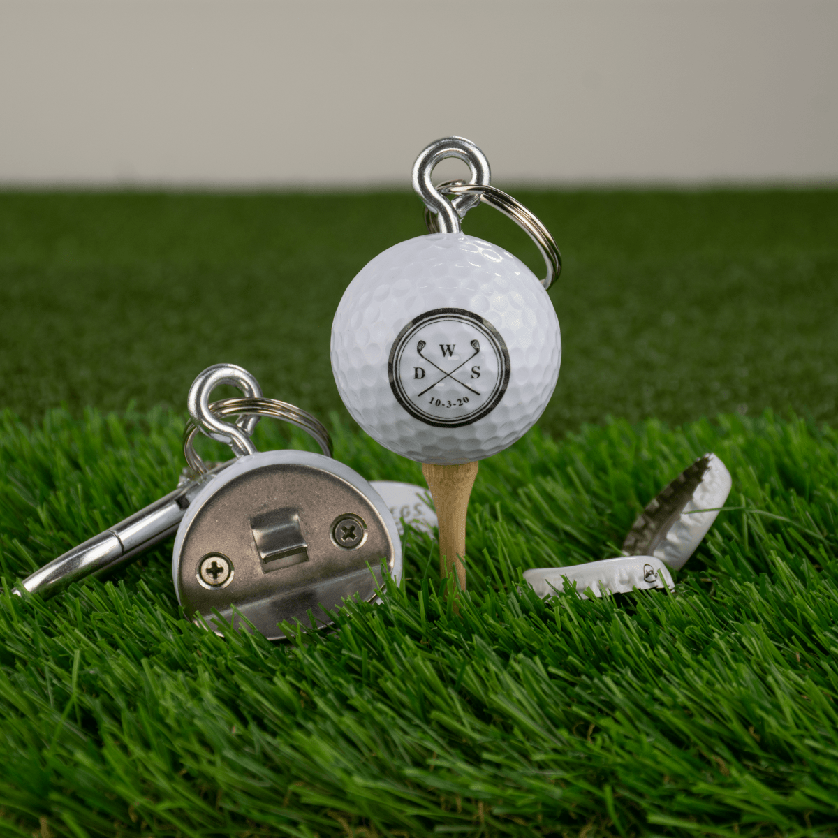 Unique Personalized Tee Pop Bottle Opener Customized Golf Gifts for Men by Groovy Guy