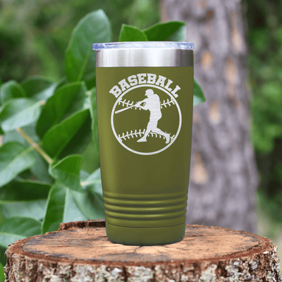 Military Green baseball tumbler Player Spotlight