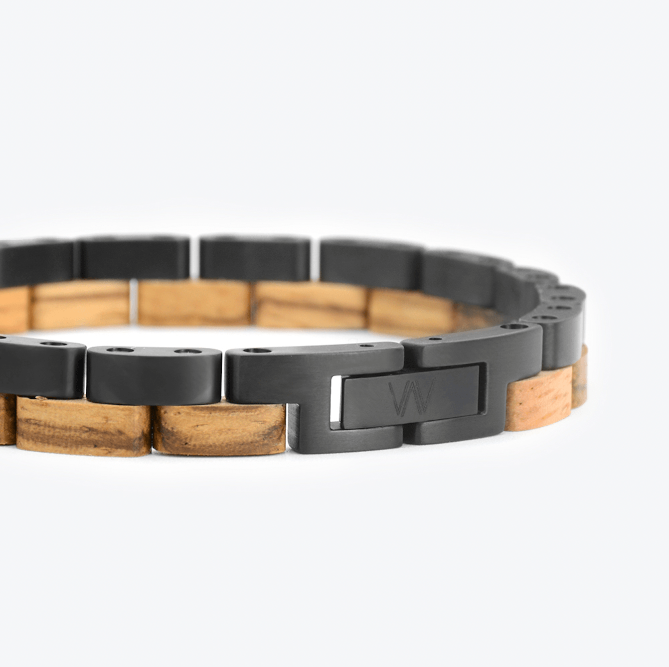 Unique Personalized Black Steel Bracelet Customized Gifts for Men by Groovy Guy