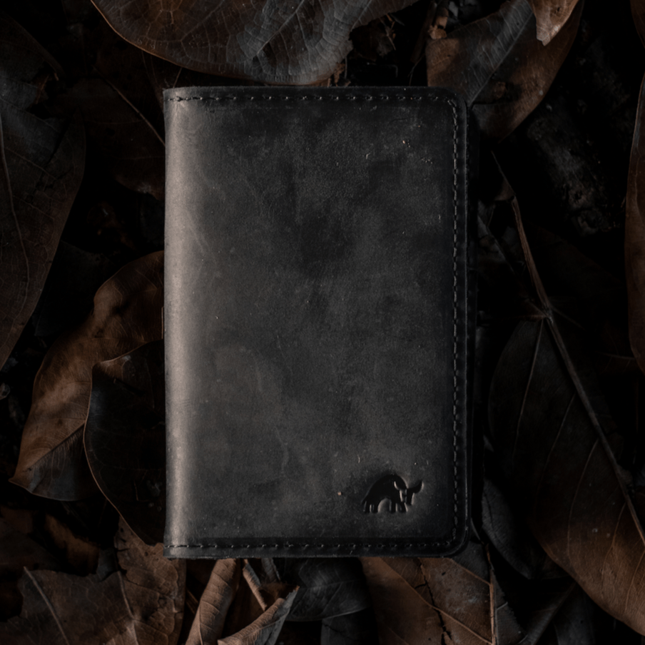 Unique Personalized The Black Messenger Wallet Customized Wallet Gifts for Men by Groovy Guy