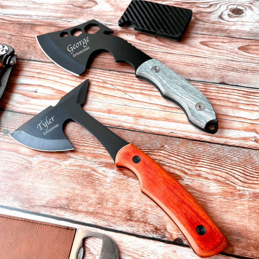 Unique Personalized Axe - Celent Engraved Hatchet Customized Gifts for Men by Groovy Guy