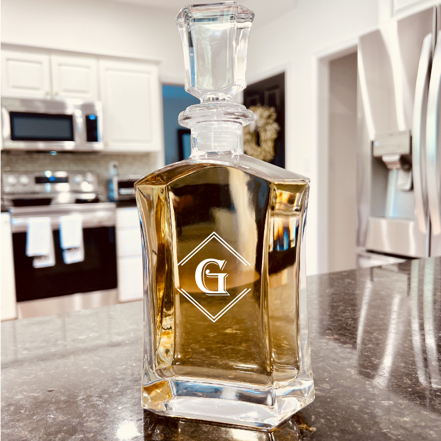 Personalized Initial Decanter