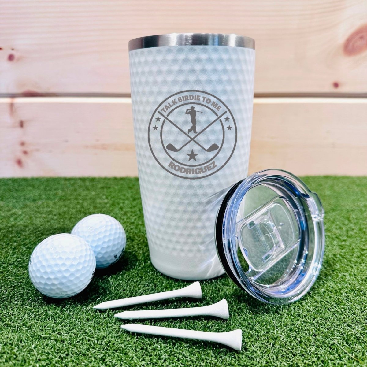 Unique Personalized Putt And Sip Customized Golf Gifts for Men by Groovy Guy