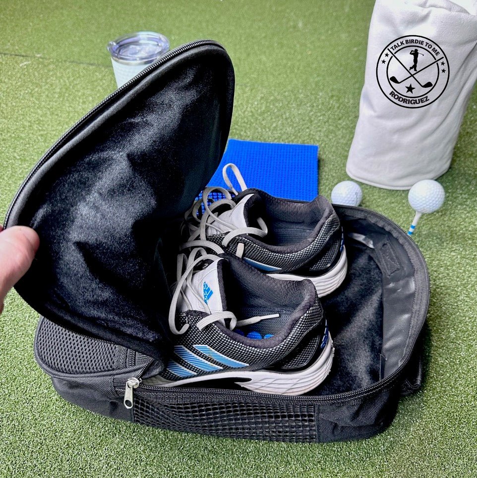 Unique Personalized Birdie Bundle Golf Gift Set Customized Personalized Golf Towel Gifts for Men by Groovy Guy