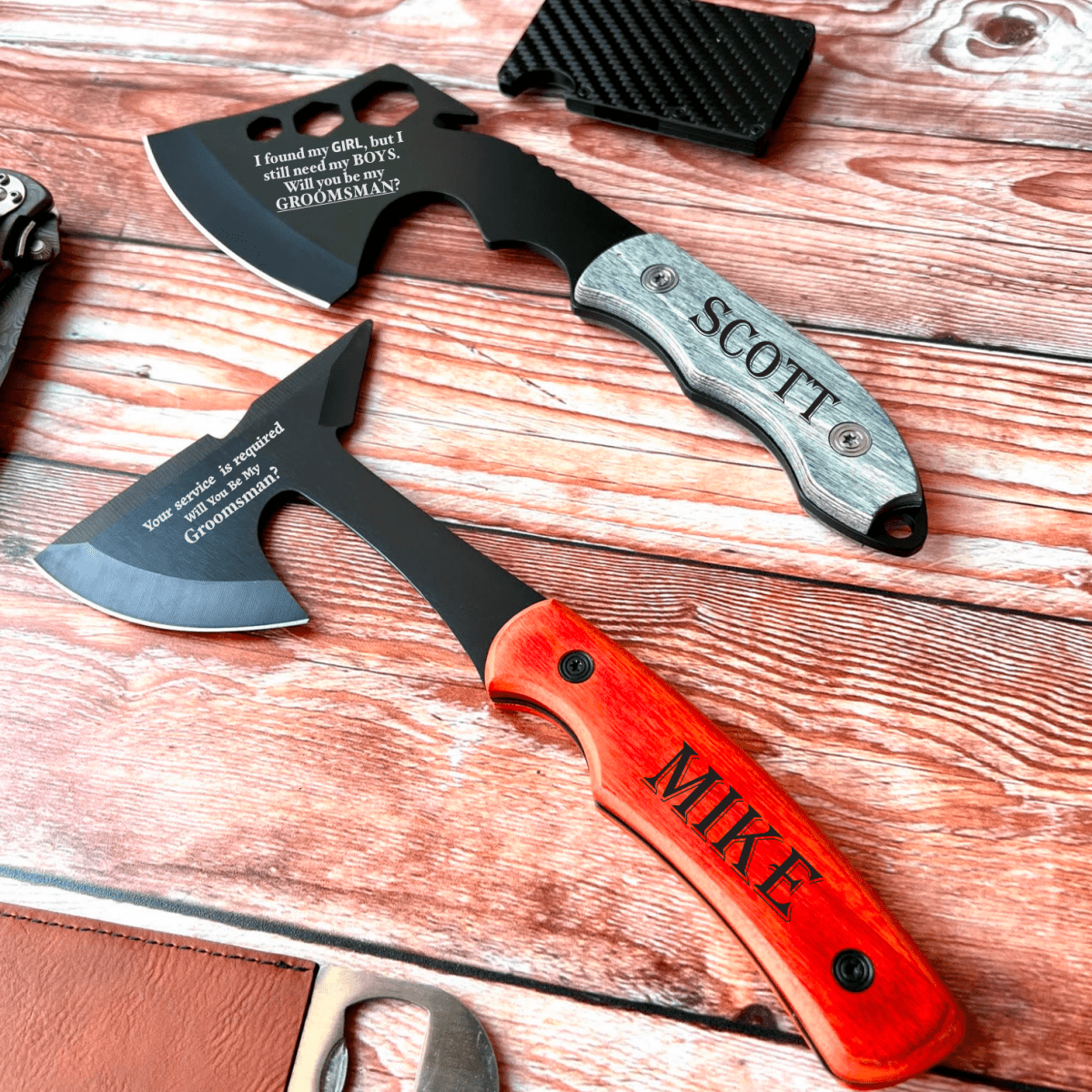 Unique Personalized Blade of Brotherhood Proposal Customized Gifts for Men by Groovy Guy