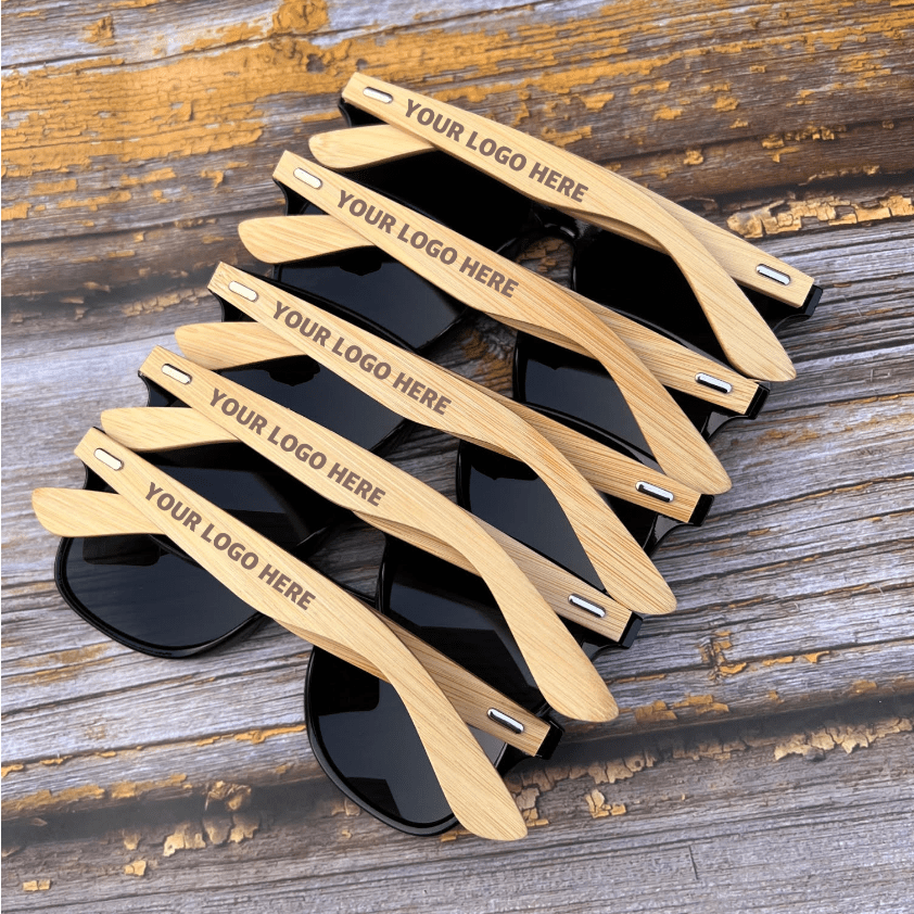 Unique Personalized Custom Logo Sunglasses Customized Logo Gifts for Men by Groovy Guy