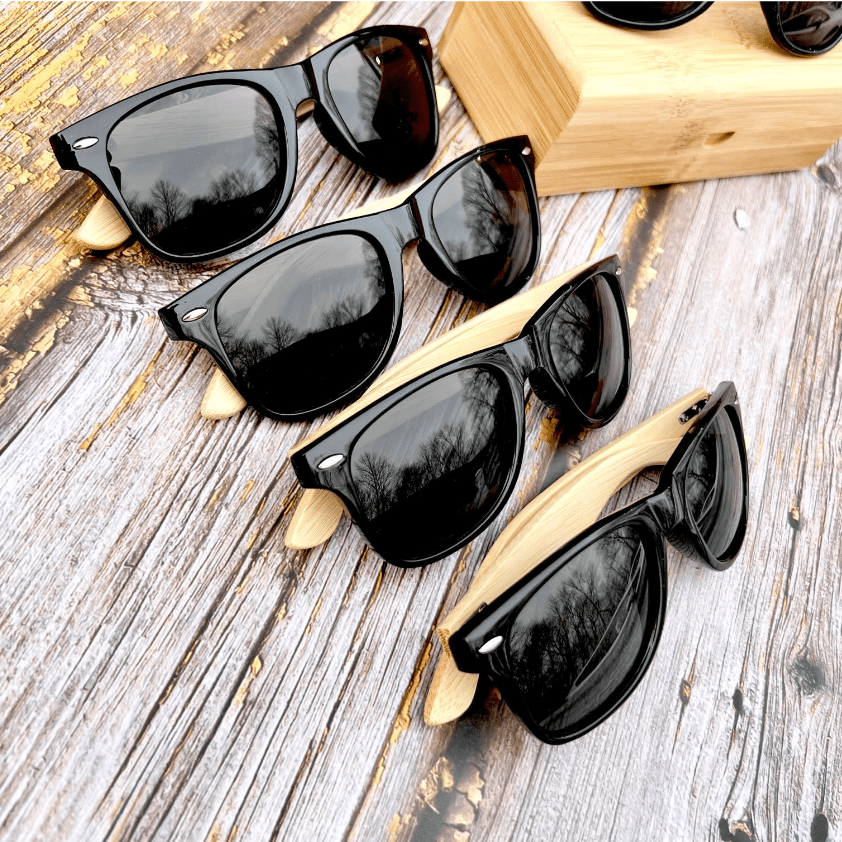 Unique Personalized Custom Logo Sunglasses Customized Logo Gifts for Men by Groovy Guy