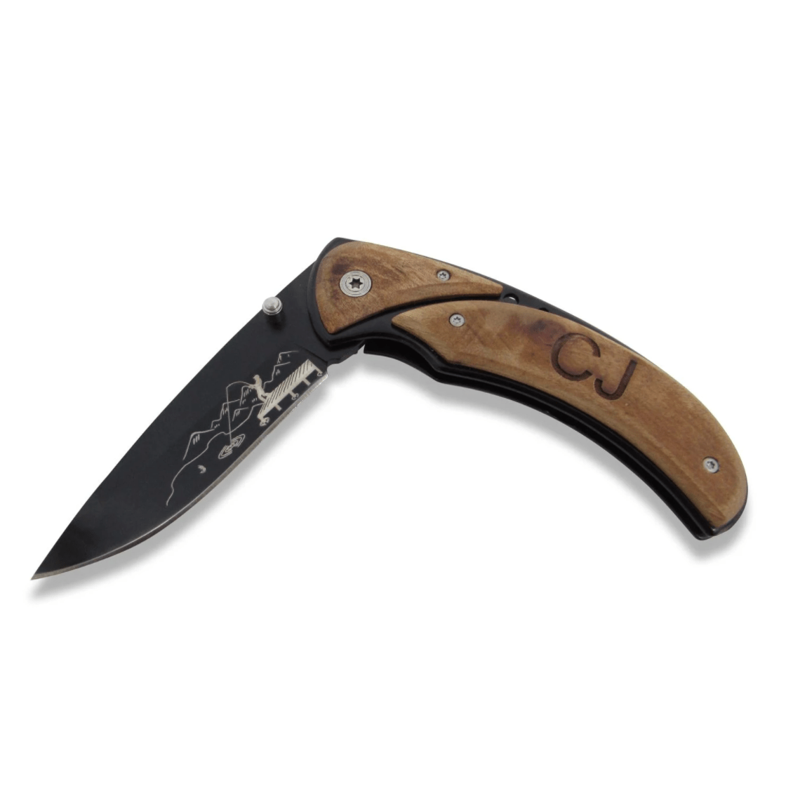 Unique Personalized Sentimental Custom Engraved Pocket Knife Customized Knife Gifts for Men by Groovy Guy