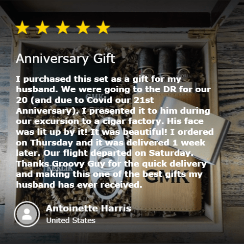 Unique Personalized Midnight Whiskey & Smoker Set Customized Gift Sets Gifts for Men by Groovy Guy