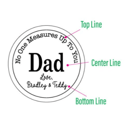 Unique Personalized No One Measures Up To You Customized Tools Gifts for Men by Groovy Guy