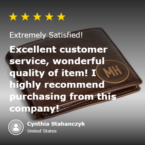 The Keepsake Personalized Leather Wallet