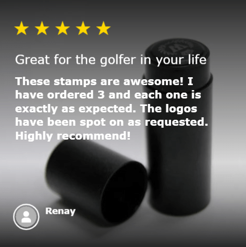 Unique Personalized Fairway Fun Ball Stamp Set Customized Golf Ball Stamp Gifts for Men by Groovy Guy