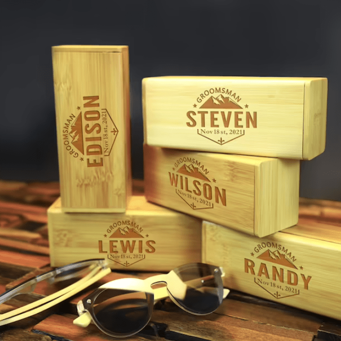 Unique Personalized Time For Shade Customized Sunglasses Gifts for Men by Groovy Guy
