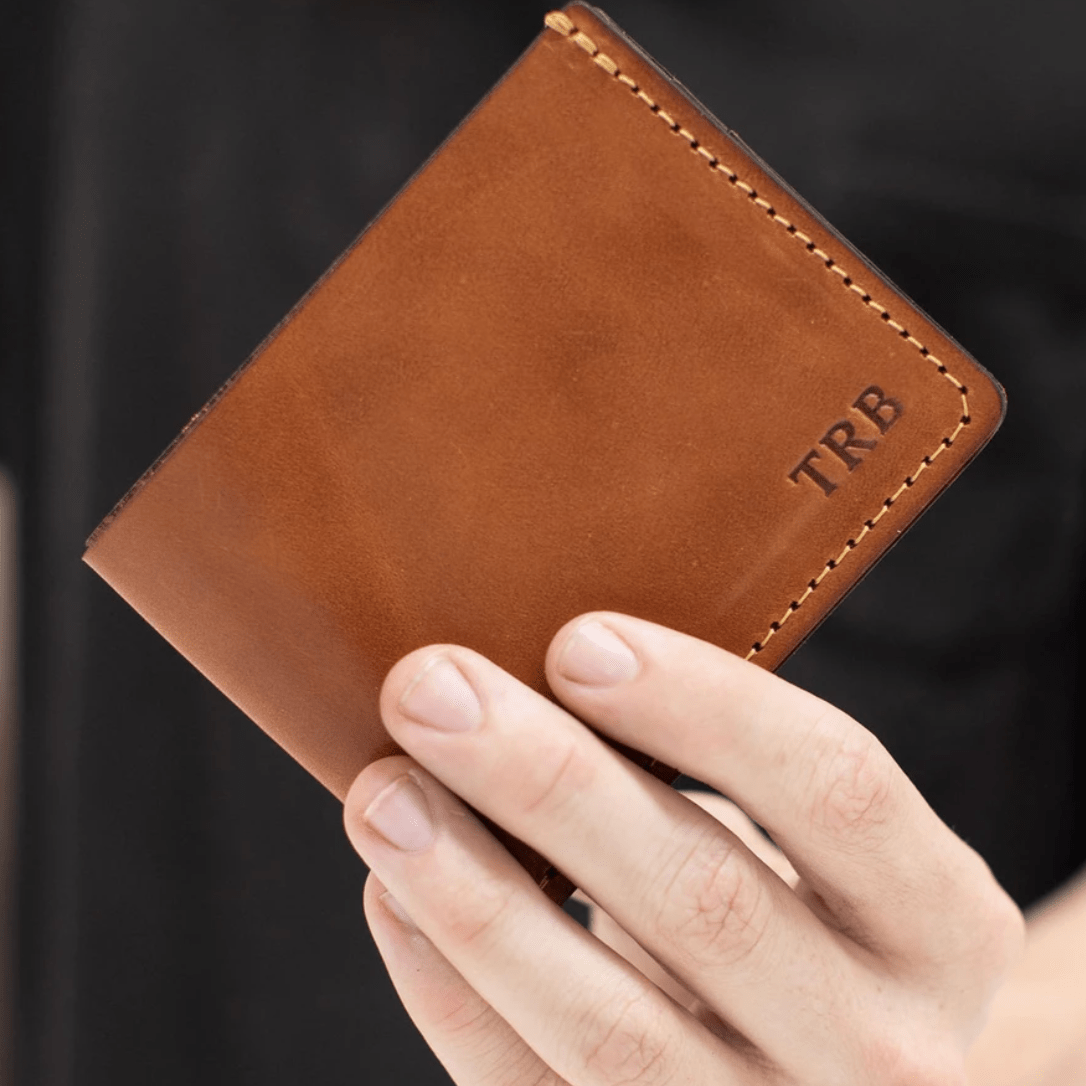 Bowman Billfold Personalized Leather Wallet