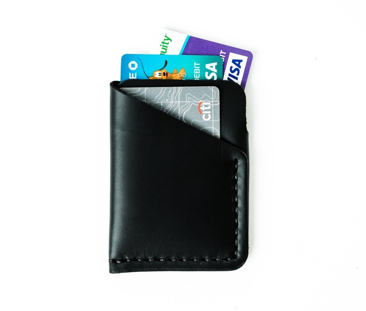 Unique Personalized Tall Leather Front Pocket Wallet Customized Wallet Gifts for Men by Groovy Guy