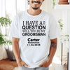 Mens White T Shirt with The-Real-Proposal design