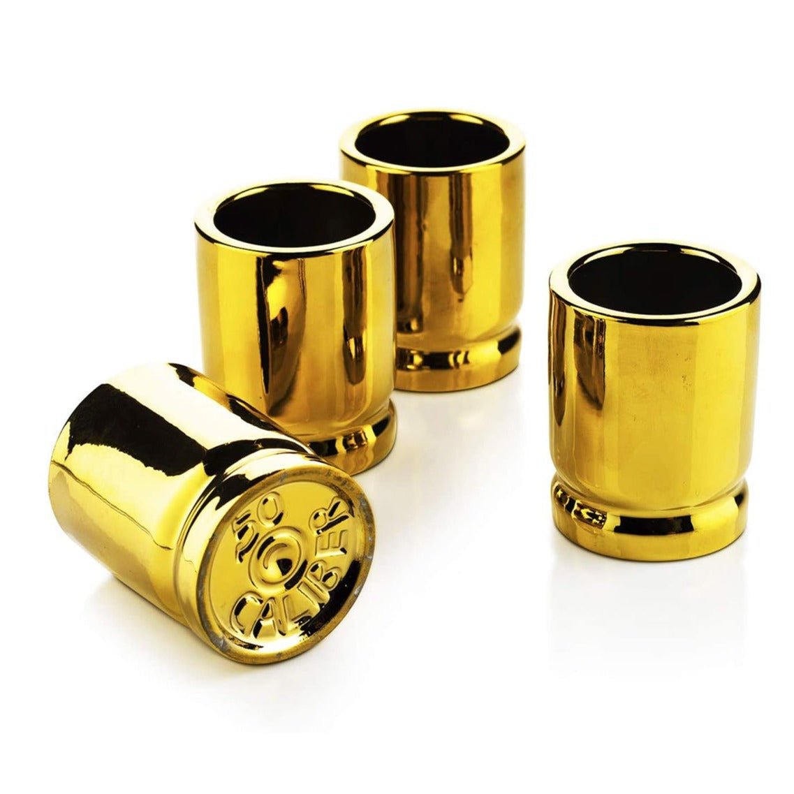 Unique Personalized 50 Caliber Bullet Shot Glasses Customized Shot Glasses Gifts for Men by Groovy Guy