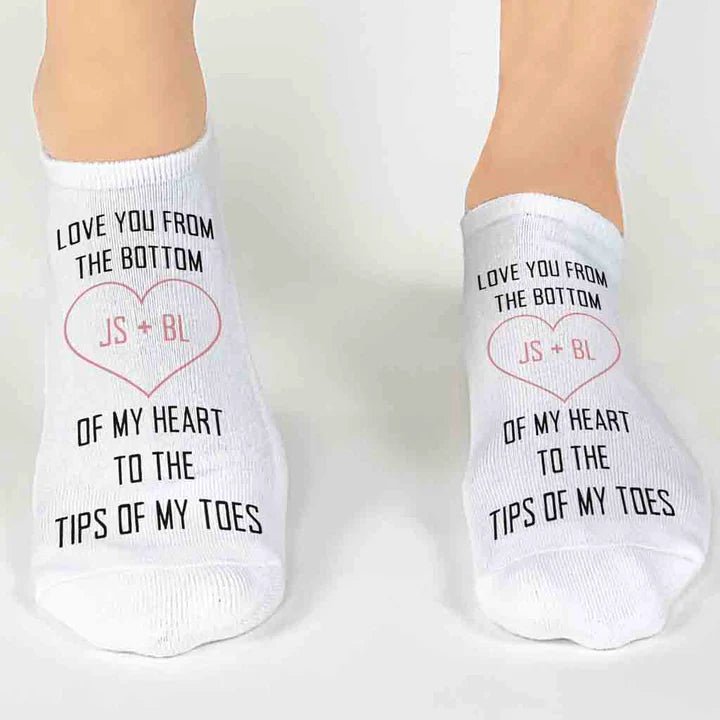 Unique Personalized Valentine's Day Love Socks Customized Socks Gifts for Men by Groovy Guy