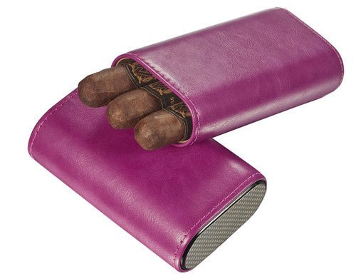 Unique Personalized Genuine Top Grain Leather Cigar Case Customized Cigar Cases Gifts for Men by Groovy Guy