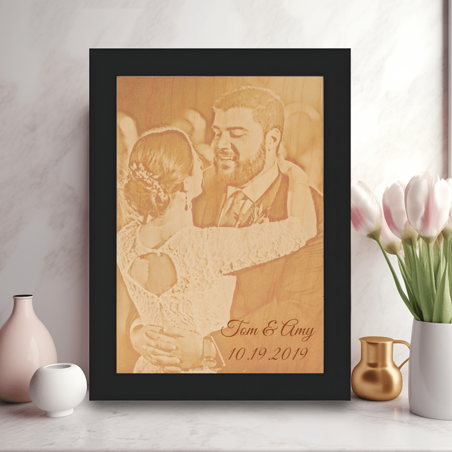 Custom Photo on Wood - anniversary gift, romantic gift, wedding gift