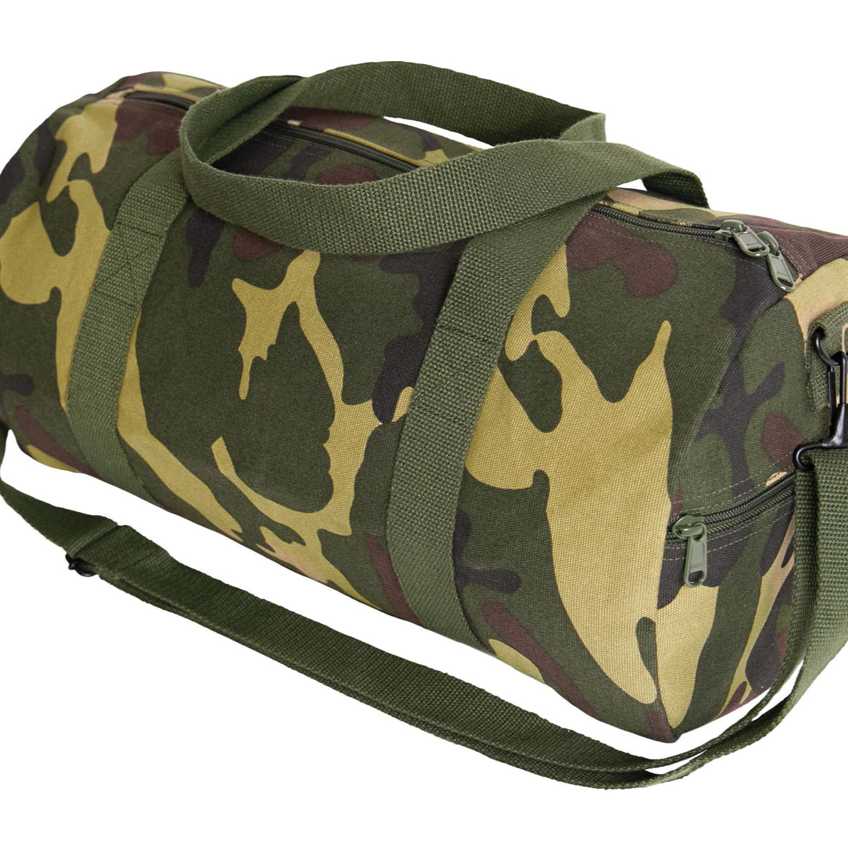 Unique Personalized 19" Heavy Canvas Military Duffel Customized Duffle Bag Gifts for Men by Groovy Guy