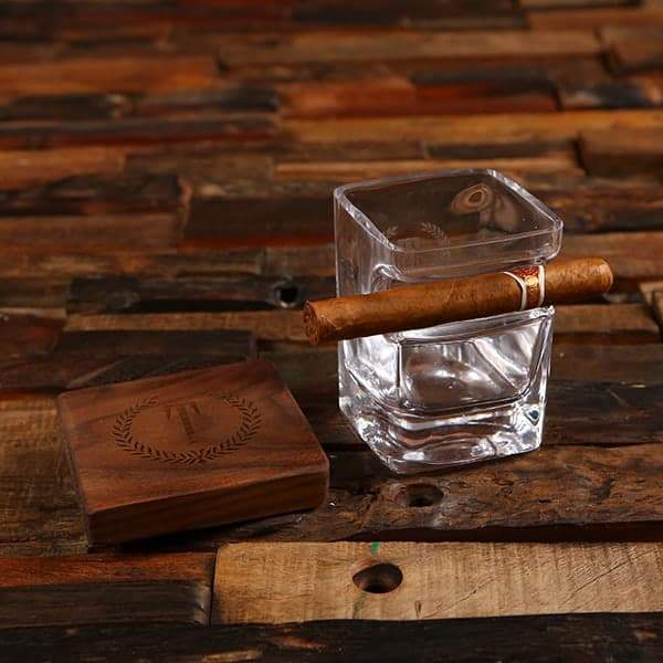 Unique Personalized The Perfect Night Cap Customized Whiskey Glass Gifts for Men by Groovy Guy