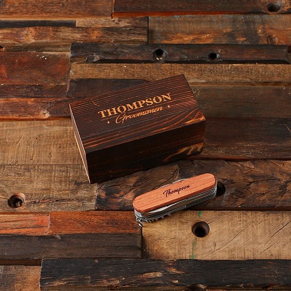 Unique Personalized Custom Utility Knife Customized Gifts for Men by Groovy Guy