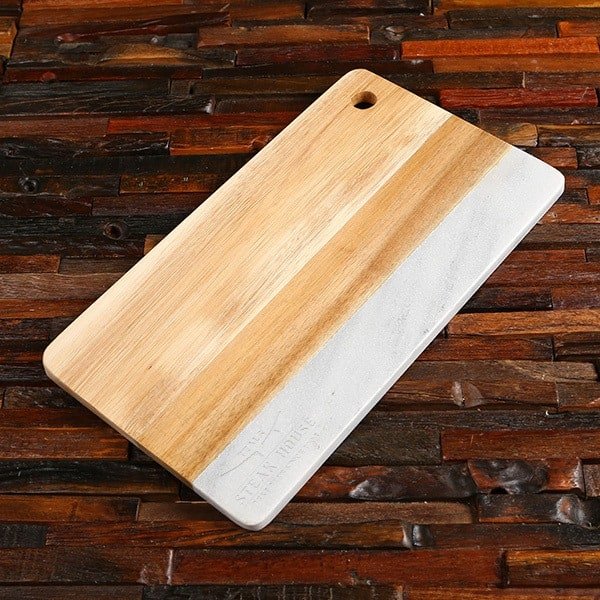 Unique Personalized Custom Wooden Cutting Boards Customized Gift Sets Gifts for Men by Groovy Guy