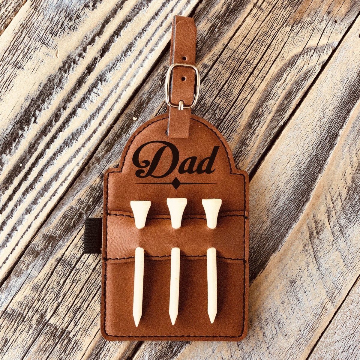 Unique Personalized Tee - Off Personalized Golf Bag Tag Customized Golf Gifts for Men by Groovy Guy