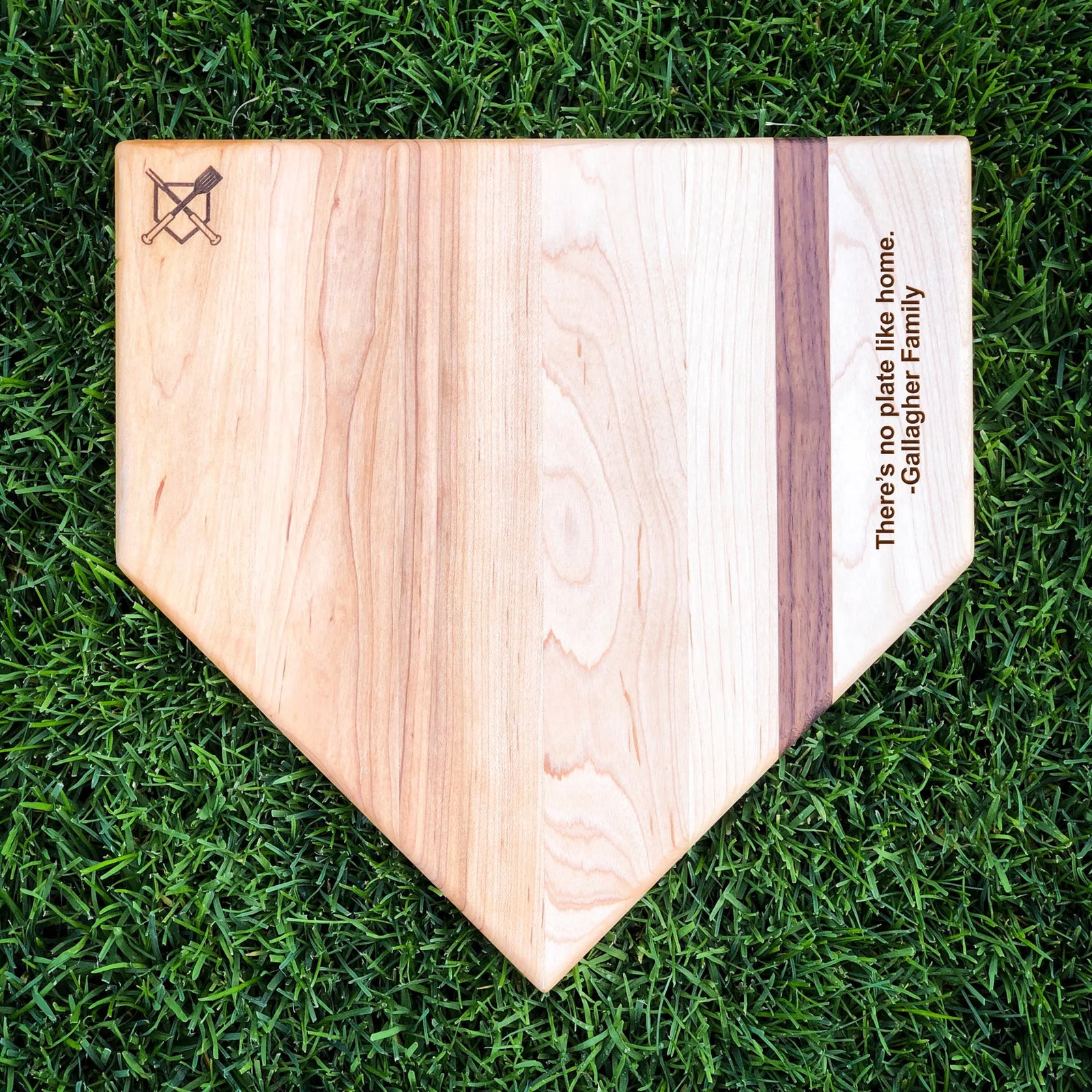 Unique Personalized Home Plate Cutting Board Customized Cutting Board Gifts for Men by Groovy Guy