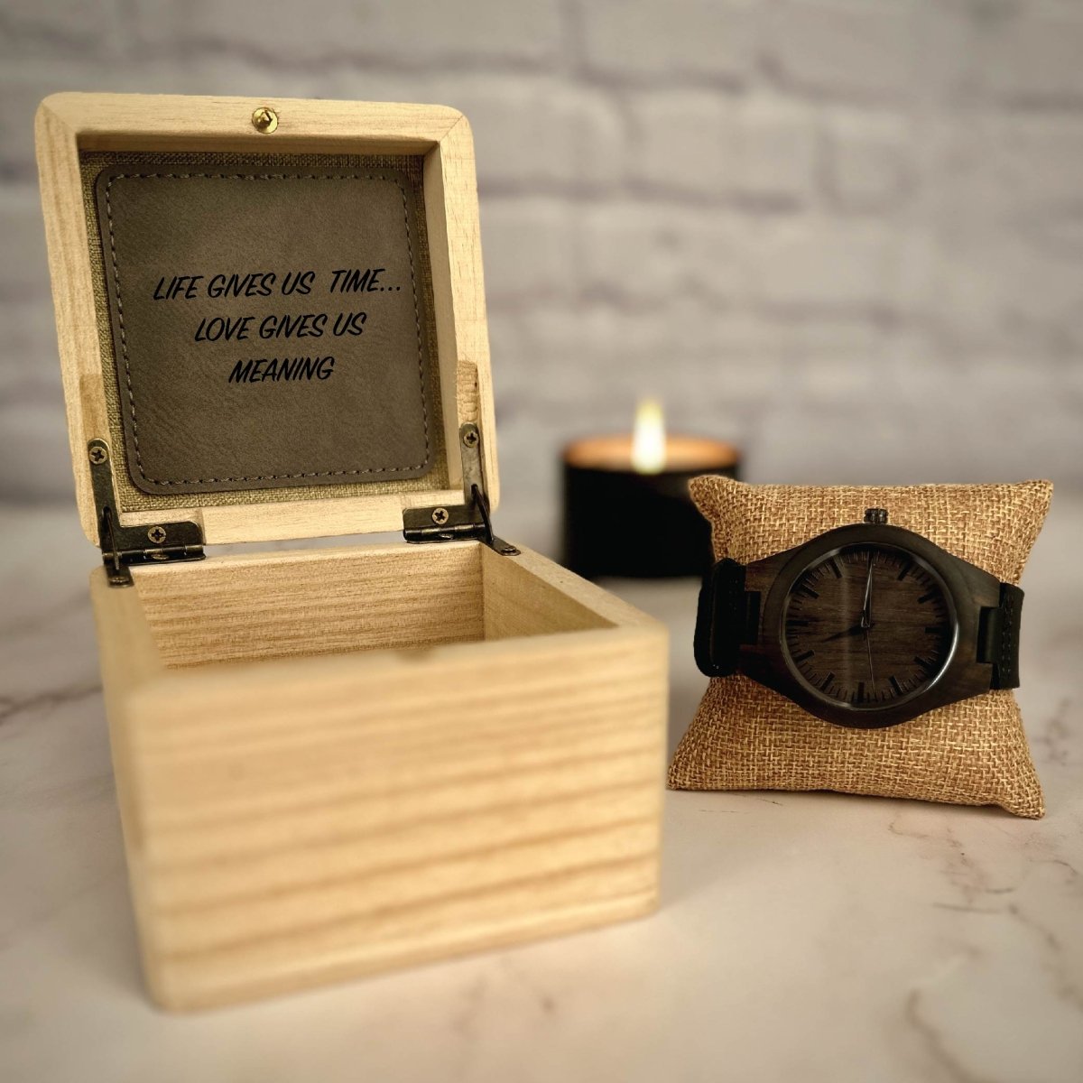 Unique Personalized Sentimental Watch And Box Customized watch Gifts for Men by Groovy Guy