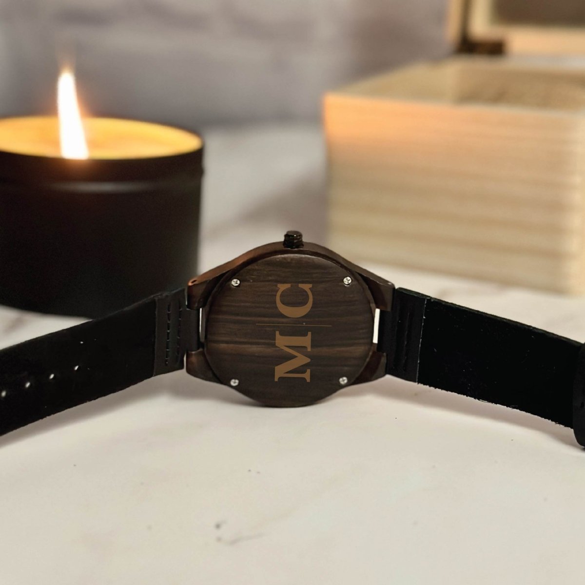 Unique Personalized Sentimental Watch And Box Customized watch Gifts for Men by Groovy Guy