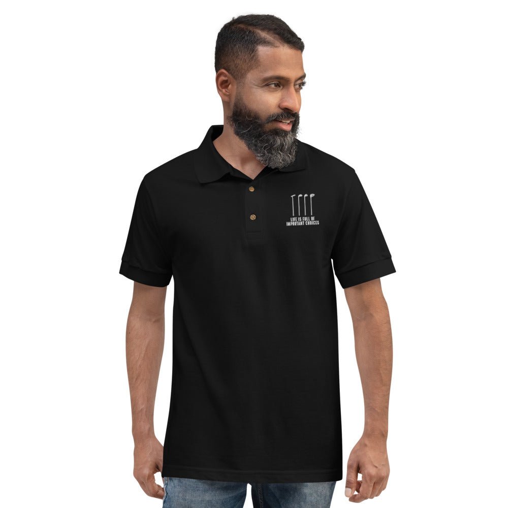 Unique Personalized Golf Polo Shirt Customized Shirts Gifts for Men by Groovy Guy