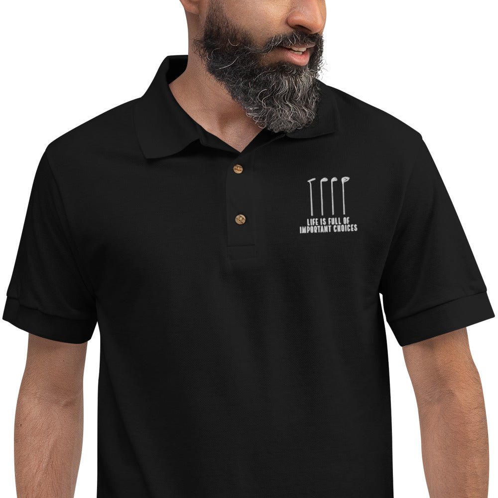 Unique Personalized Golf Polo Shirt Customized Shirts Gifts for Men by Groovy Guy