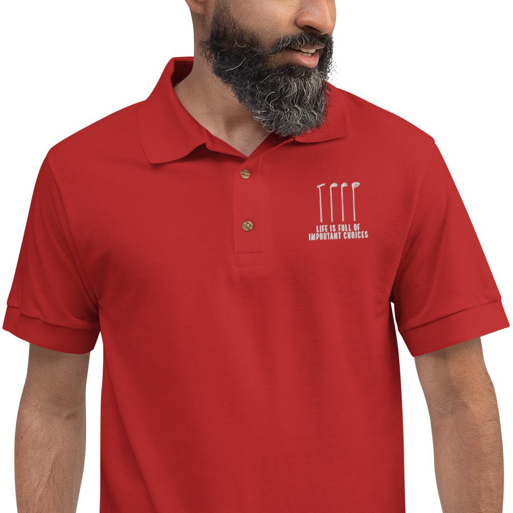 Unique Personalized Golf Polo Shirt Customized Shirts Gifts for Men by Groovy Guy