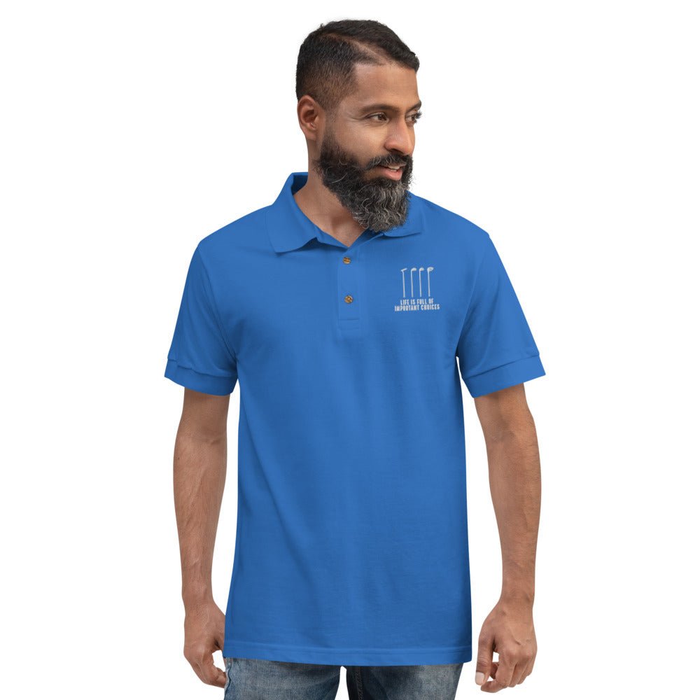 Unique Personalized Golf Polo Shirt Customized Shirts Gifts for Men by Groovy Guy