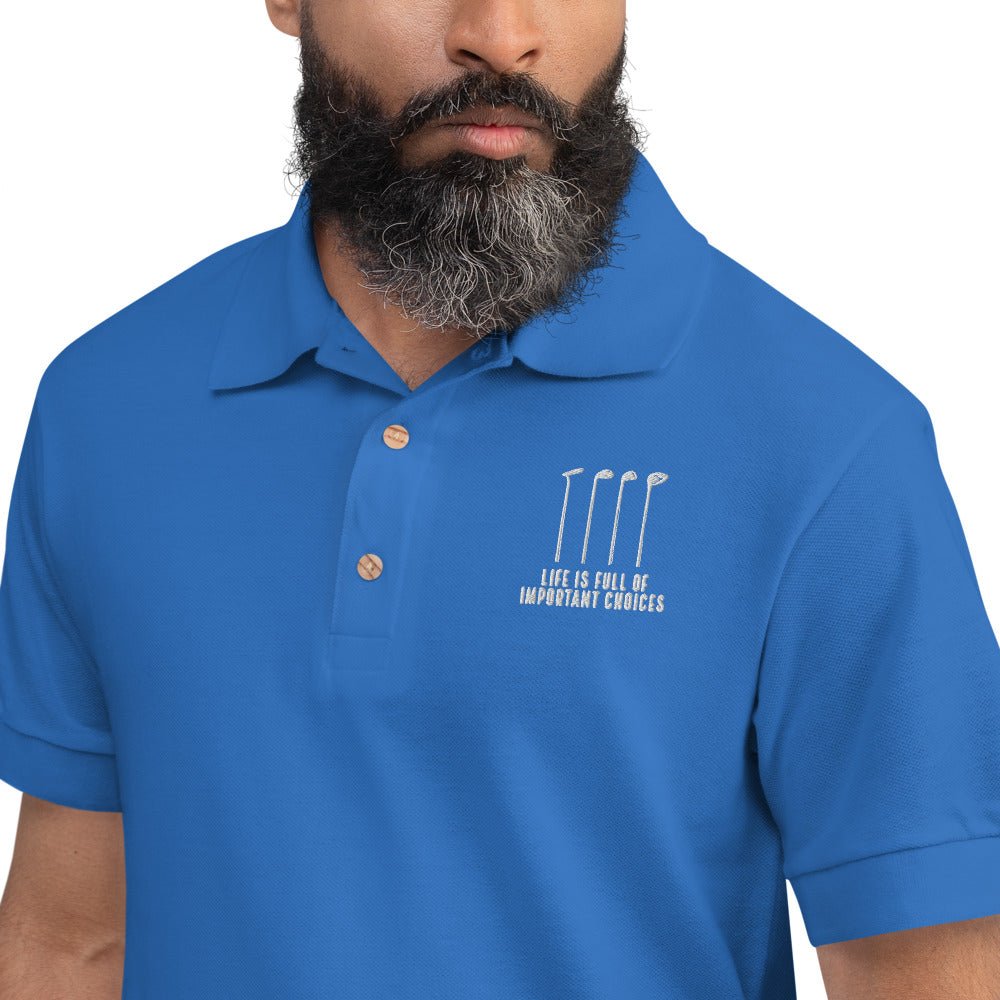 Unique Personalized Golf Polo Shirt Customized Shirts Gifts for Men by Groovy Guy