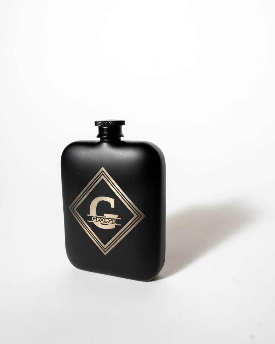 Unique Personalized Custom Engraved Hip Flask Customized Groomsmen Gifts Gifts for Men by Groovy Guy