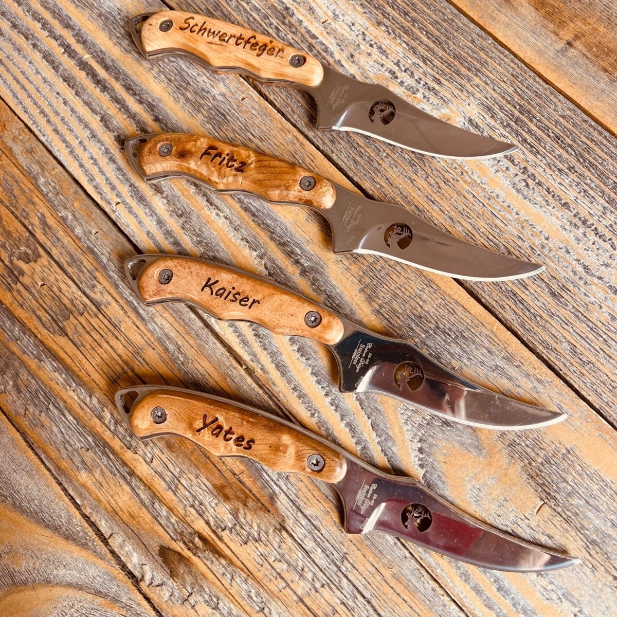 Unique Personalized Bloke & Dagger Customized Knives Gifts for Men by Groovy Guy