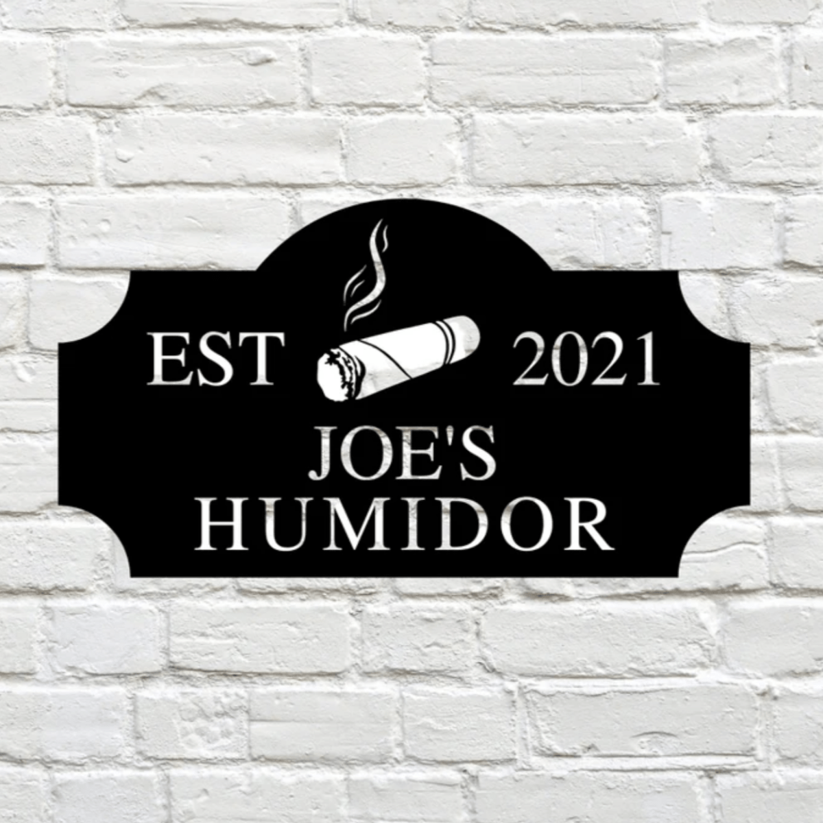 Custom Cigar Man Cave Sign