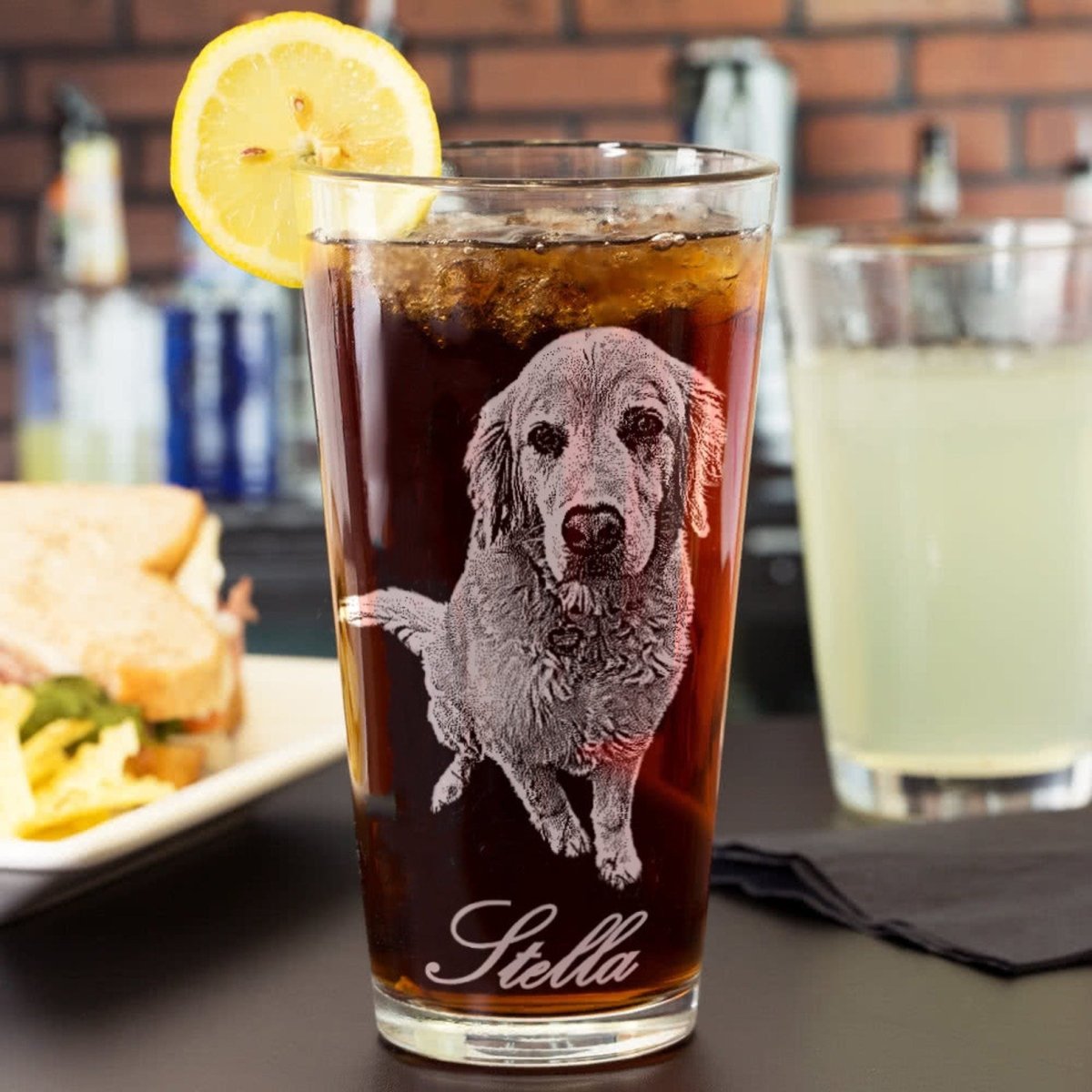 Unique Personalized Personalized Pet Pint Glass Customized Gifts for Men by Groovy Guy