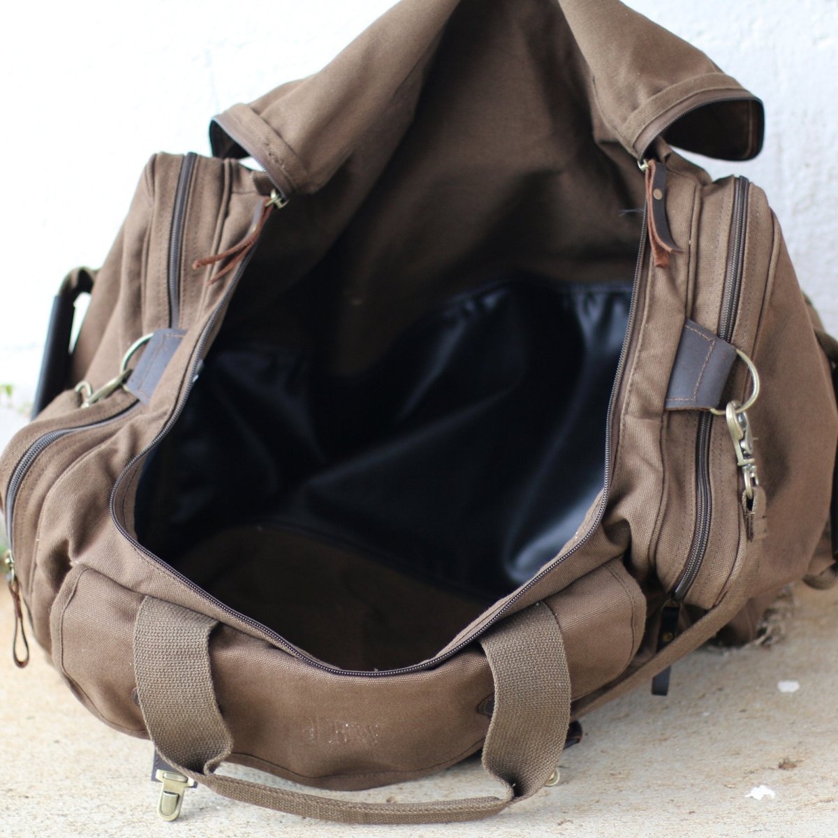 Unique Personalized Monogram Duffle Bag Customized Graduation Gifts for Men by Groovy Guy