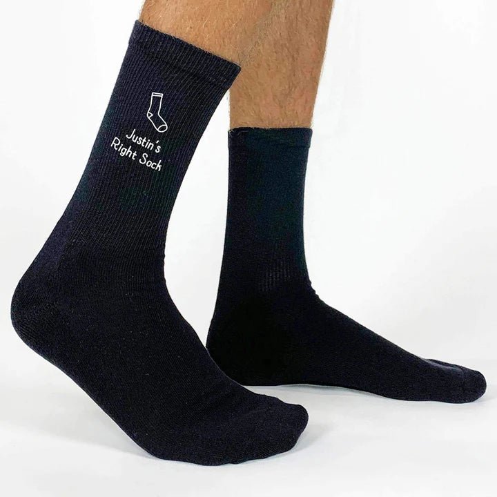 Unique Personalized OCD Socks Customized Socks Gifts for Men by Groovy Guy