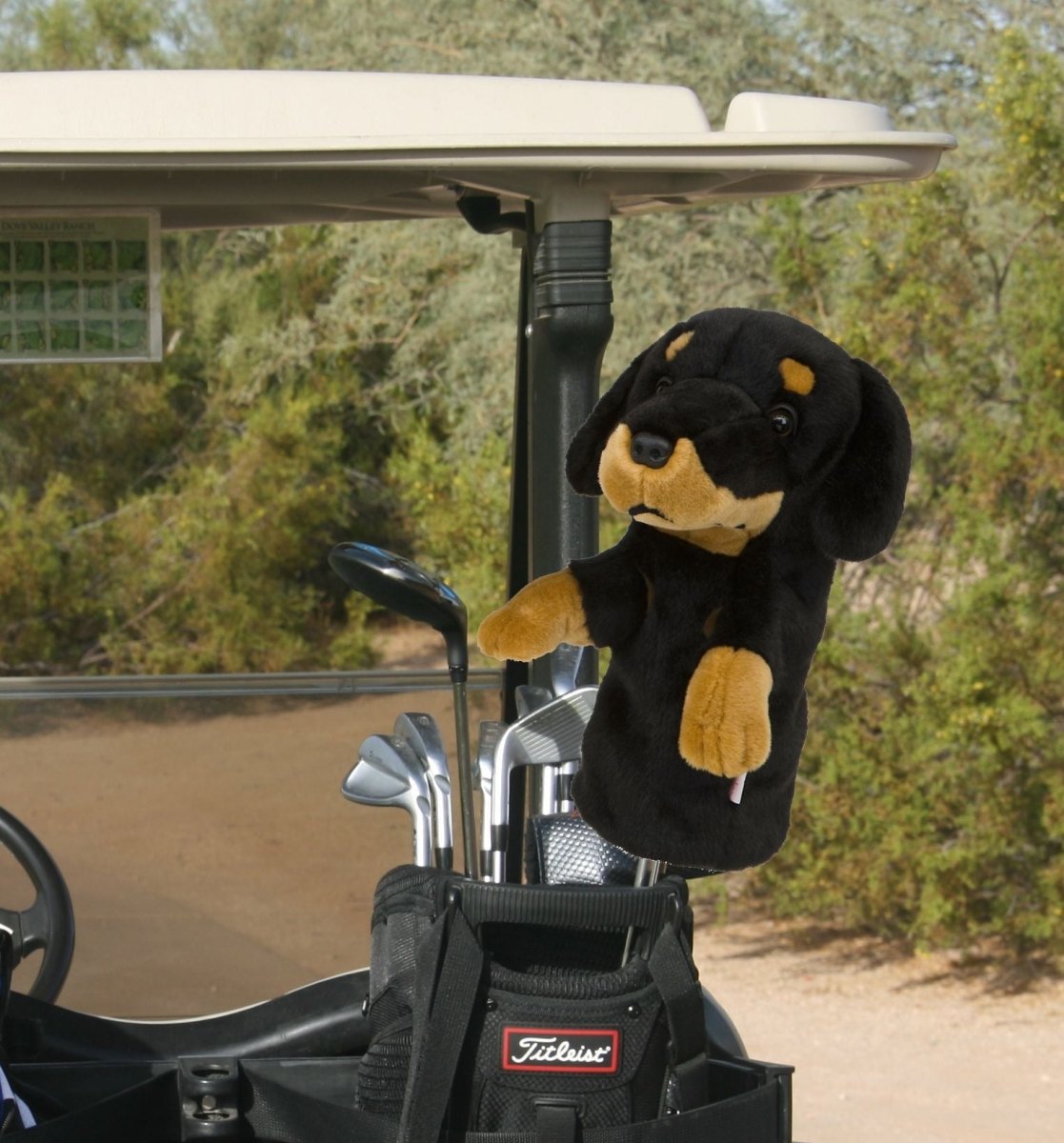 Unique Personalized Dog Breeds Golf Headcovers Customized Golf Head Covers Gifts for Men by Groovy Guy